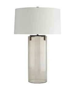 Arteriors Home Dale Lamp Smoke And Brown Nickel New Arrivals