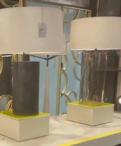 Arteriors Home Dale Lamp Smoke And Brown Nickel New Arrivals