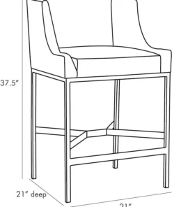 Arteriors Home New Arrivals Dalia Counter Stool Morel