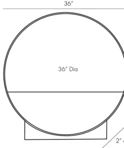 Arteriors Home Datum Mirror 16 Arteriors Home Datum Mirror