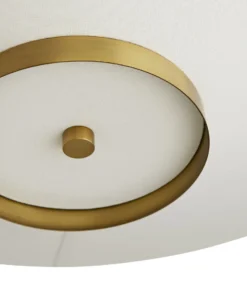 Arteriors Home Decker Semi Flush Antique Brass