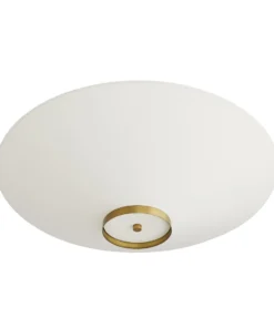 Arteriors Home Decker Semi Flush Antique Brass
