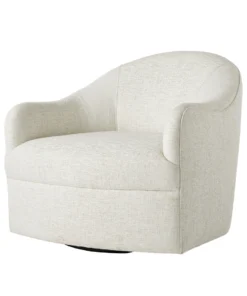 Arteriors Home Delfino Chair Frost Linen Swivel New Arrivals