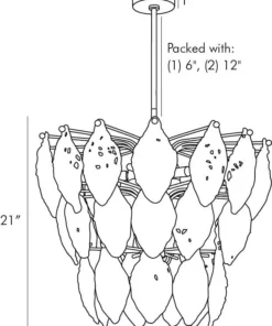 Arteriors Home New Arrivals Delilah Chandelier