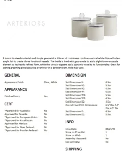 Arteriors Home New Arrivals Dora Containers Set Of Three 16 Arteriors Home New Arrivals Dora Containers Set Of Three