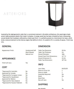 Arteriors Home Dustin Accent Table New Arrivals 15 Arteriors Home Dustin Accent Table New Arrivals