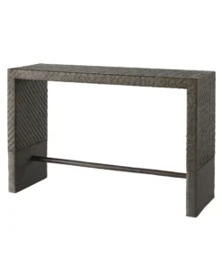 Arteriors Home Dutch Console Grey Rattan
