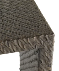 Arteriors Home Dutch Console Grey Rattan