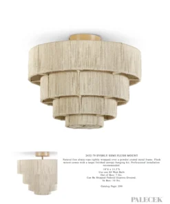 Palecek Everly Semi Flush Mount New Arrivals