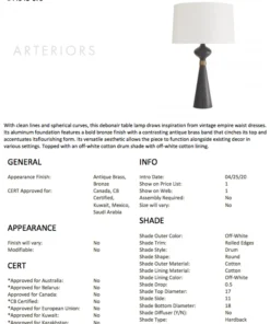 Arteriors Home Evette Lamp New Arrivals