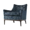 Arteriors Home New Arrivals Ferguson Chair Peacock Chenille Walnut