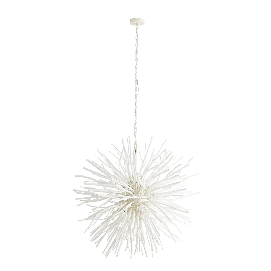 Arteriors Home Finch Chandelier White 8 Arteriors Home Finch Chandelier White