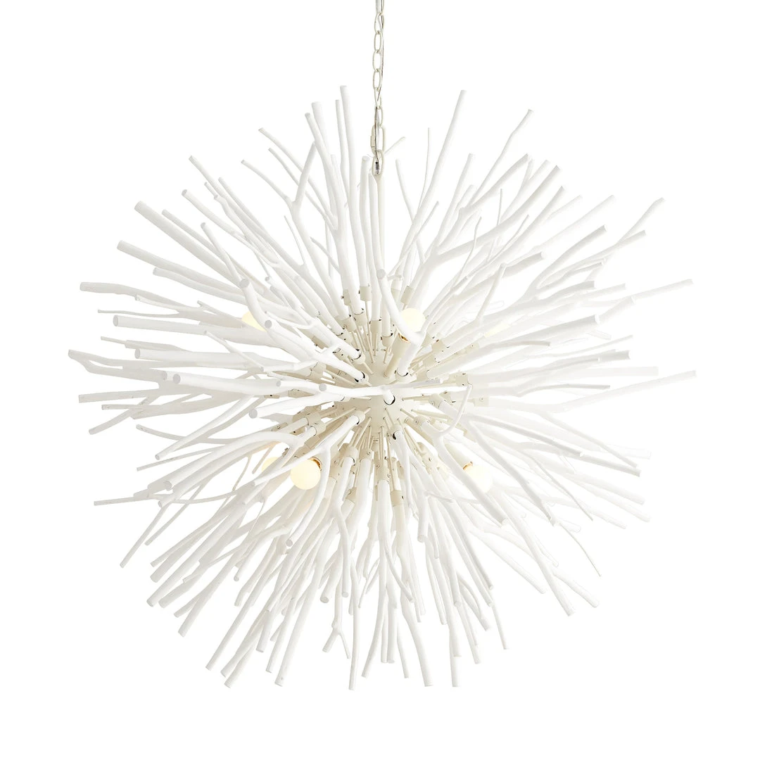 Arteriors Home Finch Chandelier White 4 Arteriors Home Finch Chandelier White