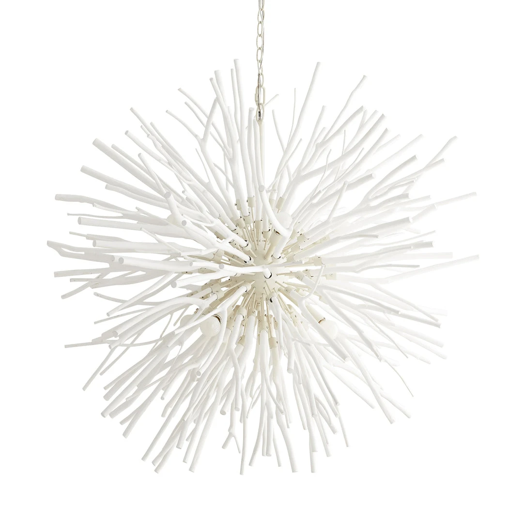 Arteriors Home Finch Chandelier White 1 Arteriors Home Finch Chandelier White