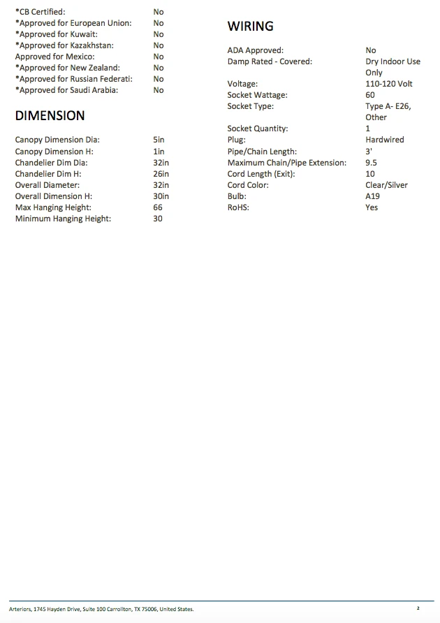 Arteriors Home Finley Chandelier 14 Arteriors Home Finley Chandelier