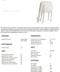 Arteriors Home New Arrivals Finn Sculpture
