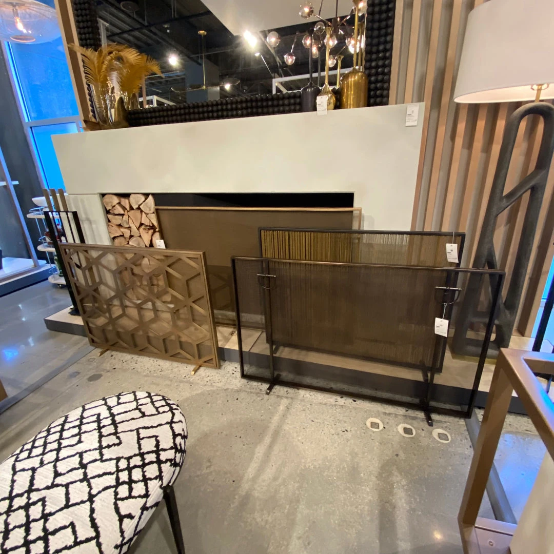 Arteriors Home New Arrivals Ivan Fireplace Screen 3 Arteriors Home New Arrivals Ivan Fireplace Screen