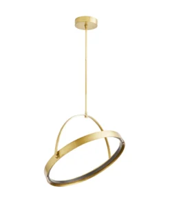 Arteriors Home New Arrivals Fisk Pendant Antique Brass