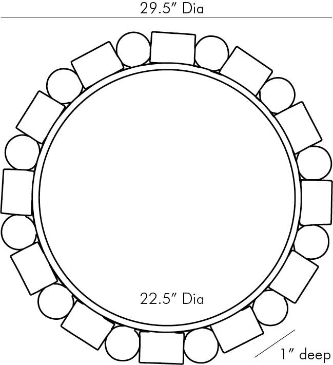 Arteriors Home New Arrivals Fontaine Mirror 5 Arteriors Home New Arrivals Fontaine Mirror