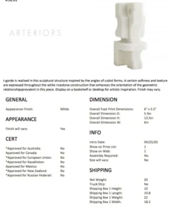 Arteriors Home New Arrivals Forge Sculpture