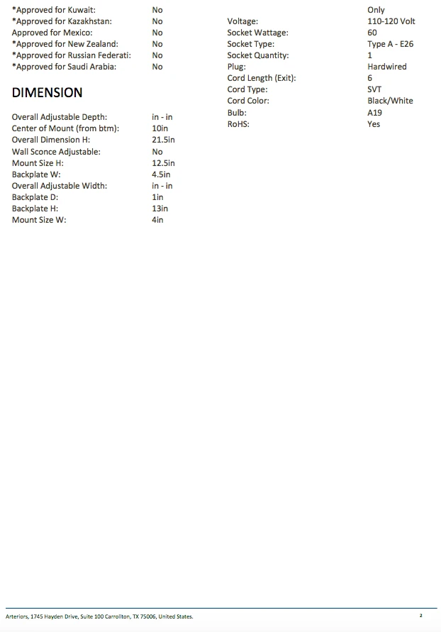 Arteriors Home Franklin Sconce 11 Arteriors Home Franklin Sconce