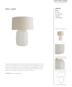 Arteriors Home New Arrivals Frio Lamp 19 Arteriors Home New Arrivals Frio Lamp