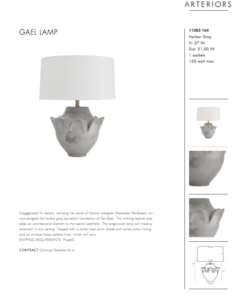 Arteriors Home Gael Lamp New Arrivals 19 Arteriors Home Gael Lamp New Arrivals