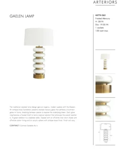 Arteriors Home Gaelen Lamp New Arrivals