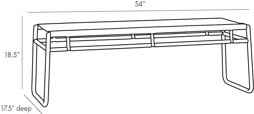 Arteriors Home New Arrivals Gasper Bench 8 Arteriors Home New Arrivals Gasper Bench