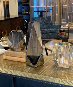 Arteriors Home New Arrivals Gemma Vase Smoke Gray 15 Arteriors Home New Arrivals Gemma Vase Smoke Gray