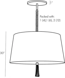 Arteriors Home New Arrivals Gladison Pendant Heritage Brass