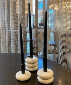 Arteriors Home Glaze Candlesticks Set Of Three