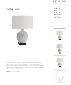 Arteriors Home New Arrivals Glister Lamp
