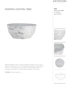 Arteriors Home Godwin Cocktail Table