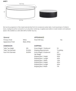 Arteriors Home New Arrivals Gregor Cocktail Table