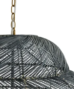Arteriors Home Gwen Pendant Dark Gray