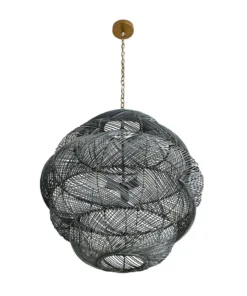 Arteriors Home Gwen Pendant Dark Gray