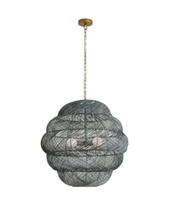 Arteriors Home Gwen Pendant Dark Gray