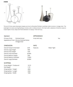 Arteriors Home Gyles Vases 18 Arteriors Home Gyles Vases