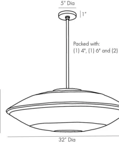 Arteriors Home Hadya Pendant 24 Arteriors Home Hadya Pendant