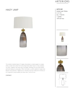 Arteriors Home New Arrivals Haley Lamp 13 Arteriors Home New Arrivals Haley Lamp