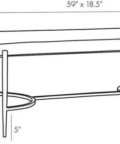 Arteriors Home New Arrivals Hanson Bench Natural