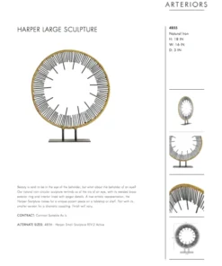 Arteriors Home Harper Large Sculpture 13 Arteriors Home Harper Large Sculpture
