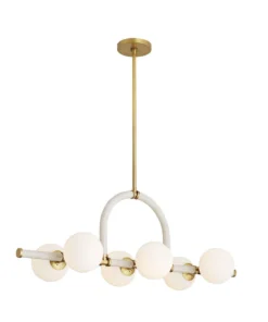 Arteriors Home Harrison Linear Chandelier Antique Brass New Arrivals
