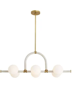 Arteriors Home Harrison Linear Chandelier Antique Brass New Arrivals