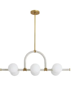 Arteriors Home Harrison Linear Chandelier Antique Brass New Arrivals