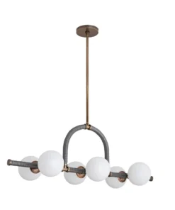 Arteriors Home New Arrivals Harrison Linear Chandelier Heritage Brass 16 Arteriors Home New Arrivals Harrison Linear Chandelier Heritage Brass
