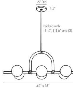 Arteriors Home New Arrivals Harrison Linear Chandelier Heritage Brass 24 Arteriors Home New Arrivals Harrison Linear Chandelier Heritage Brass
