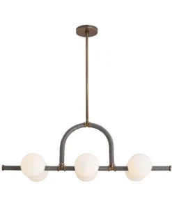 Arteriors Home New Arrivals Harrison Linear Chandelier Heritage Brass 15 Arteriors Home New Arrivals Harrison Linear Chandelier Heritage Brass