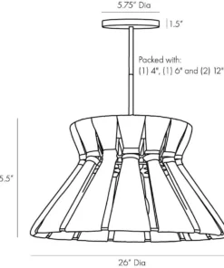 Arteriors Home Harvey Pendant